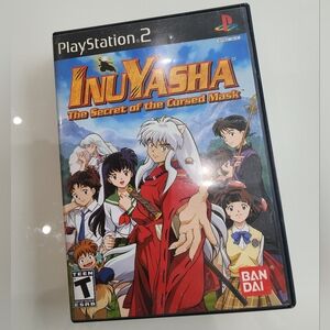 Inuyasha The Secret of the Cursed Mask PS2 English Release 1 of 2